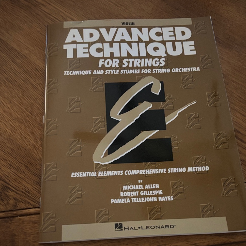 Hal Leonard Advanced Technique for Strings Book - Brown